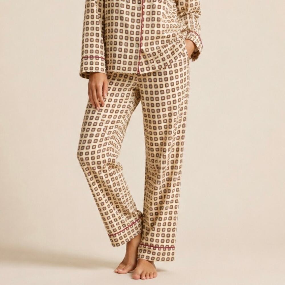 J.Crew Soft Shine Pajama Pant in Print Size 3X NWOT